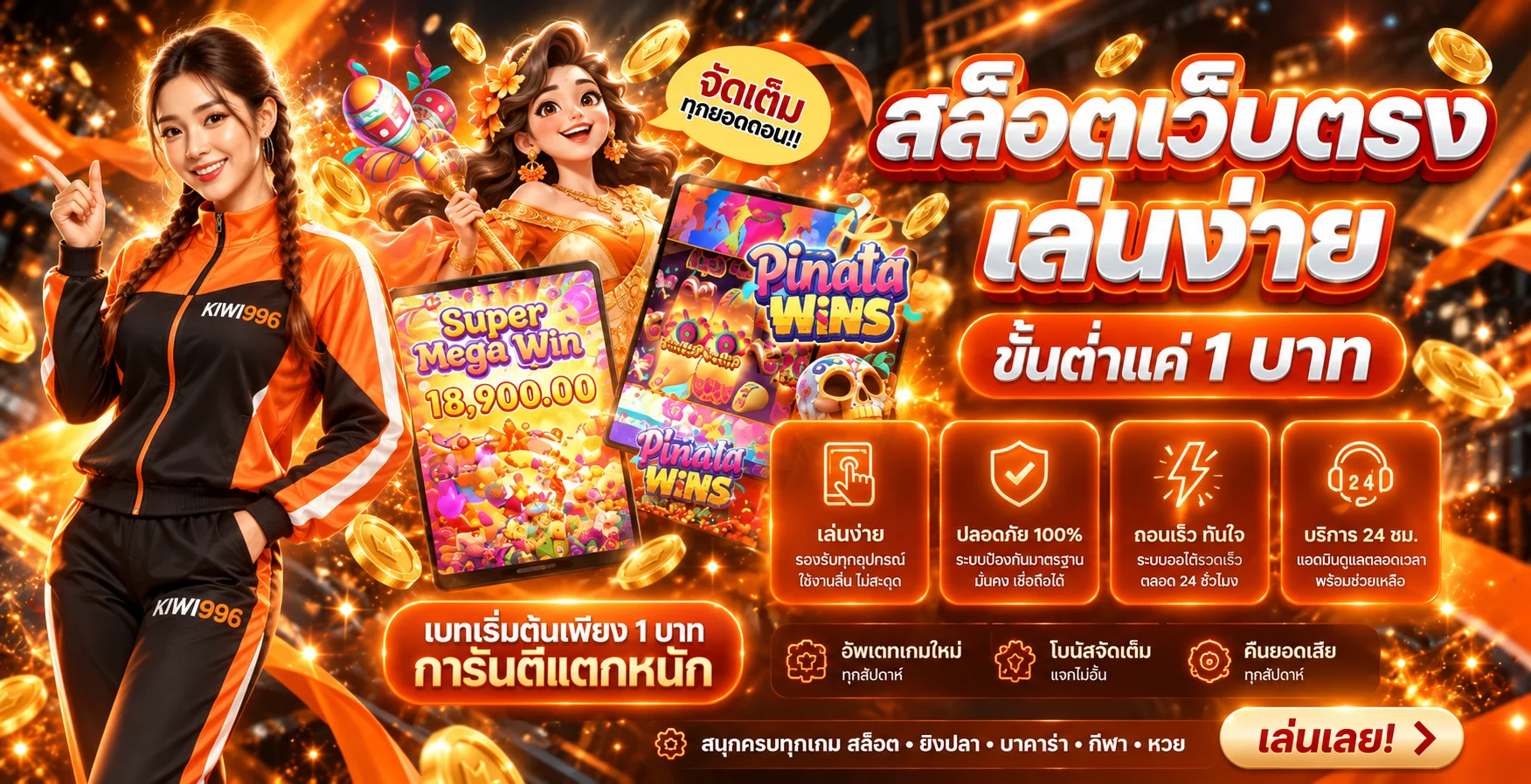 kiwi996 สล็อตเว็บตรง เกมยอดนิยมบนมือถือ
